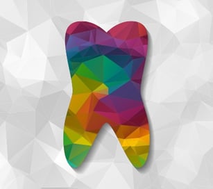 54876197 - tooth low poly